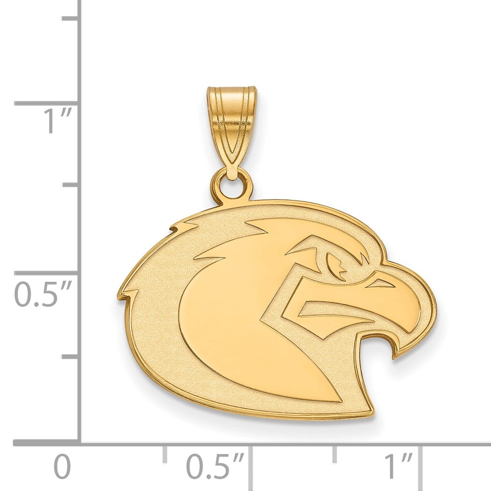Gold Plated Sterling Silver Logoart Marquette University Eagle Large Pendant