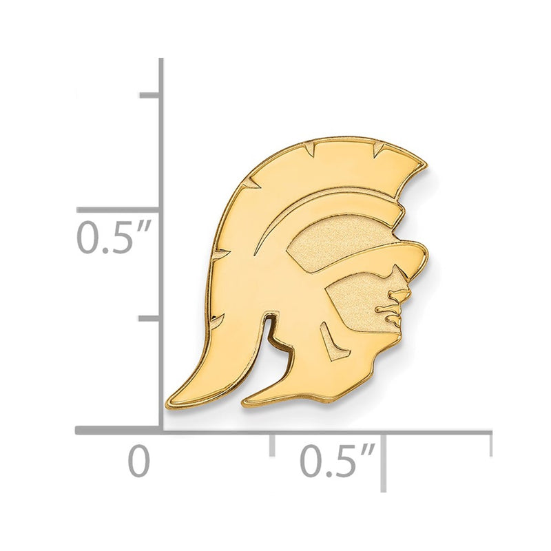 14K Yellow Gold Gold University of Southern California Trojan Lapel Pin