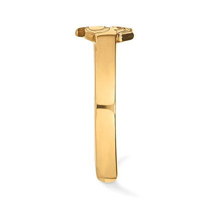 Gold Plated Sterling Silver Logoart Florida State University F S Toe Ring