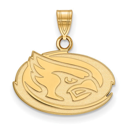 14K Yellow Gold Logoart Iowa State University Cardinal Small Pendant