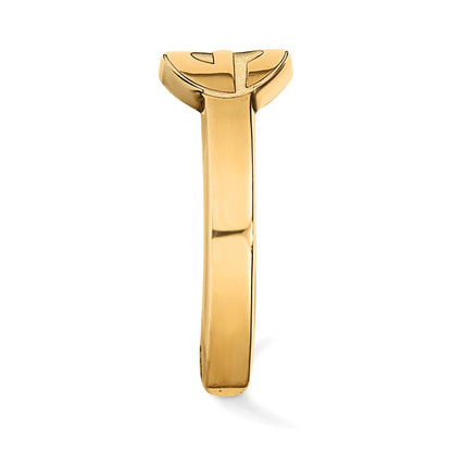Gold Plated Sterling Silver Logoart University Of Georgia Letter G Toe Ring