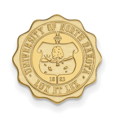 14K Yellow Gold Gold LogoArt University of North Dakota Crest Lapel Pin