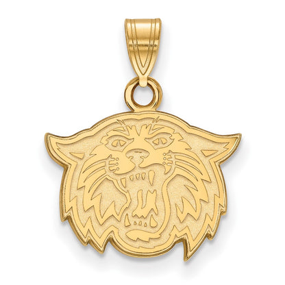 14K Yellow Gold Logoart Villanova University Wildcat Small Pendant