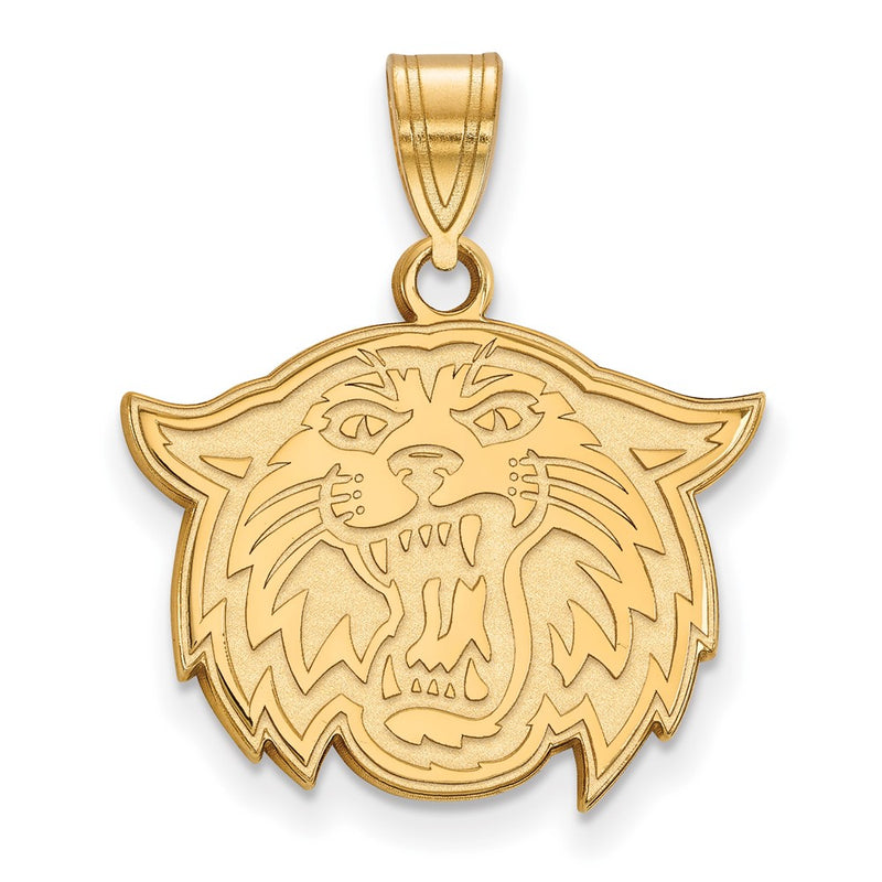 14K Yellow Gold Logoart Villanova University Wildcat Medium Pendant