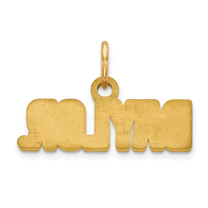 Gold Plated Sterling Silver Logoart Baylor University Extra Small Pendant