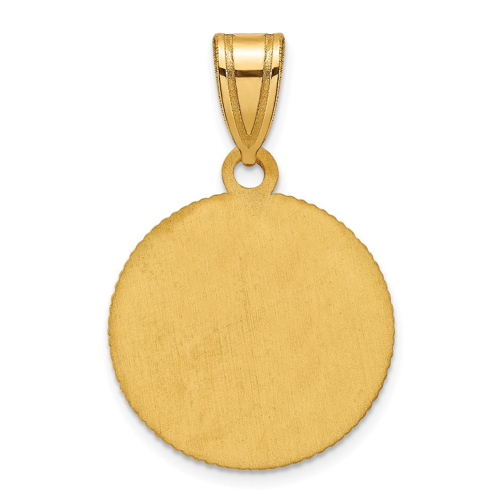 Gold Plated Sterling Silver Logoart Baylor University Medium Crest Pendant