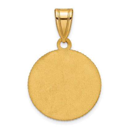 Gold Plated Sterling Silver Logoart Baylor University Medium Crest Pendant