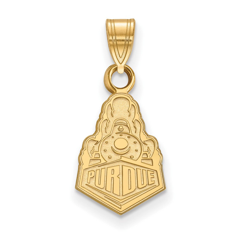 Gold Plated Sterling Silver Logoart Purdue University Boilermakers Train Logo Small Pendant