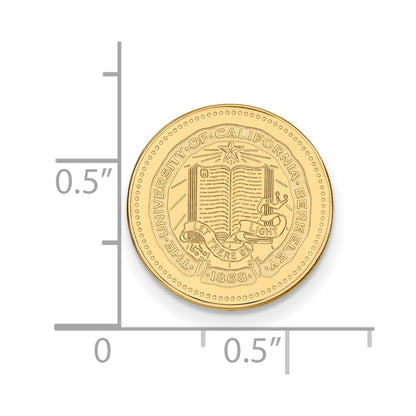 14K Yellow Gold Gold LogoArt University of California Berkeley Crest Lapel Pin