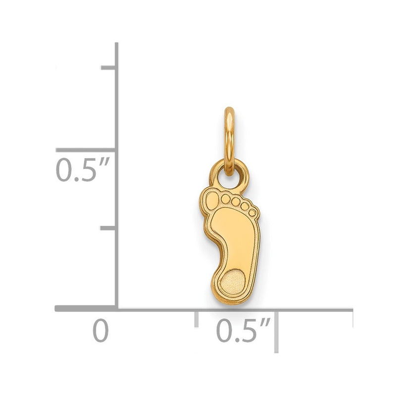 10K Yellow Gold Logoart University Of North Carolina Tar Heel Extra Small Pendant
