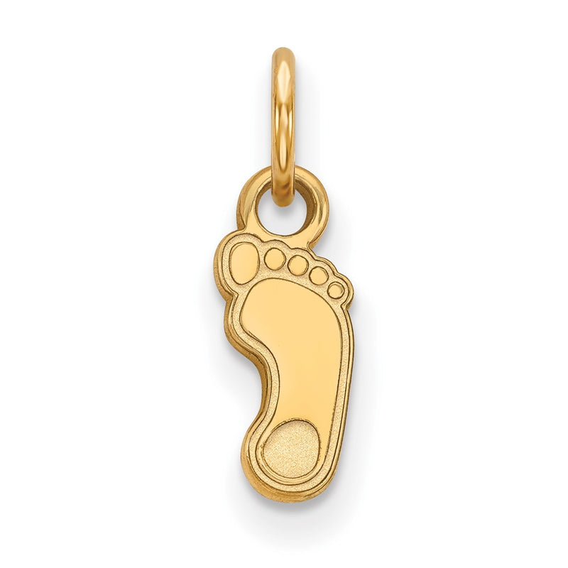 Gold Plated Sterling Silver Logoart University Of North Carolina Tar Heel Extra Small Pendant