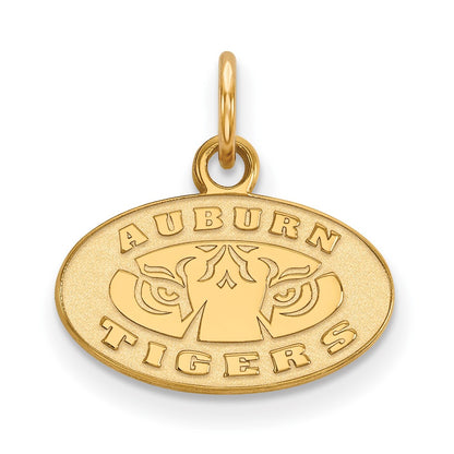 14K Yellow Gold Logoart Auburn Tigers Extra Small Pendant