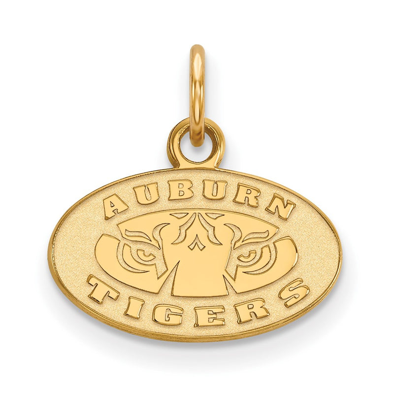 14K Yellow Gold Logoart Auburn Tigers Extra Small Pendant