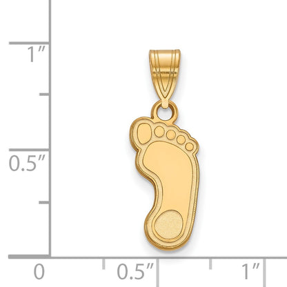 14K Yellow Gold Logoart University Of North Carolina Tar Heel Medium Pendant