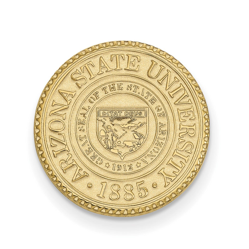 14K Yellow Gold Gold LogoArt Arizona State University Crest Lapel Pin