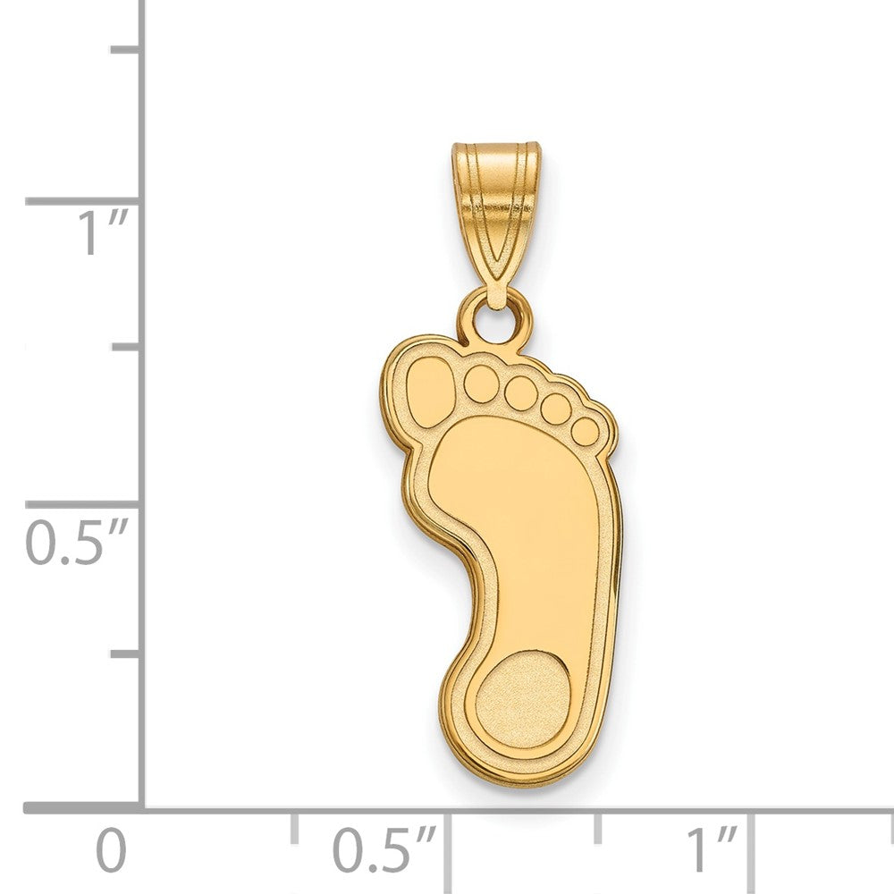 Gold Plated Sterling Silver Logoart University Of North Carolina Tar Heel Large Pendant
