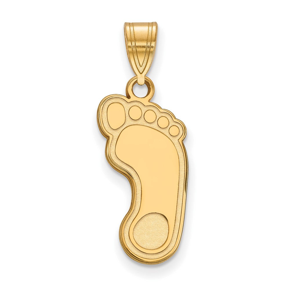 Gold Plated Sterling Silver Logoart University Of North Carolina Tar Heel Large Pendant