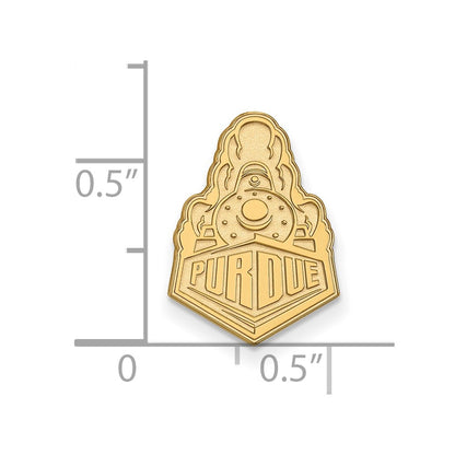 14K Yellow Gold Gold LogoArt Purdue University Boilermakers Train Logo Lapel Pin
