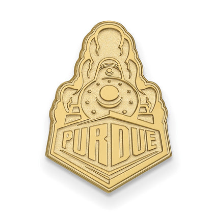 14K Yellow Gold Gold LogoArt Purdue University Boilermakers Train Logo Lapel Pin