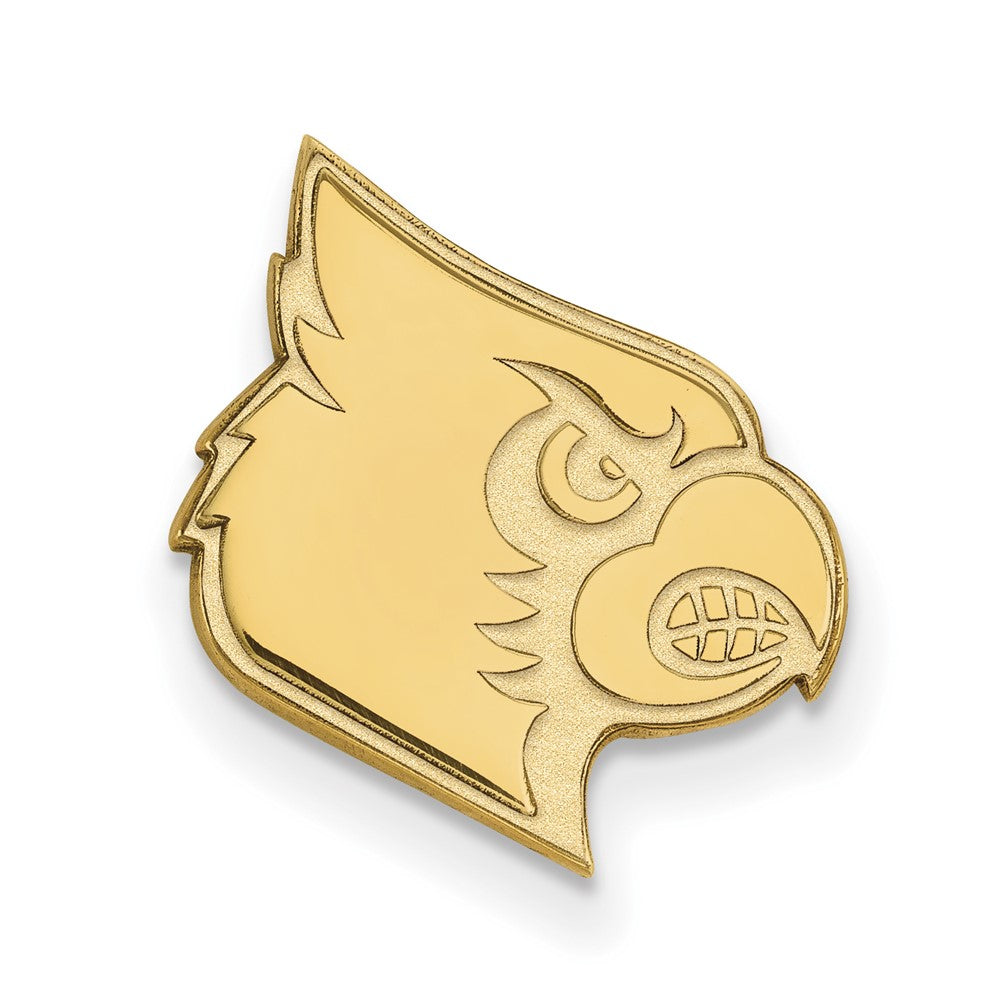 14K Yellow Gold Gold Logoart University of Louisville Cardinal Lapel Pin