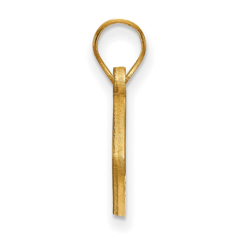 Gold Plated Sterling Silver Logoart Wake Forest University W F Deacon Football Pendant