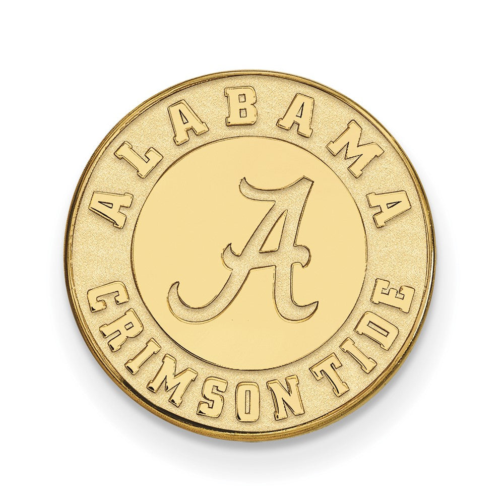 14K Yellow Gold Gold LogoArt University of Alabama Crimson Tide Lapel Pin