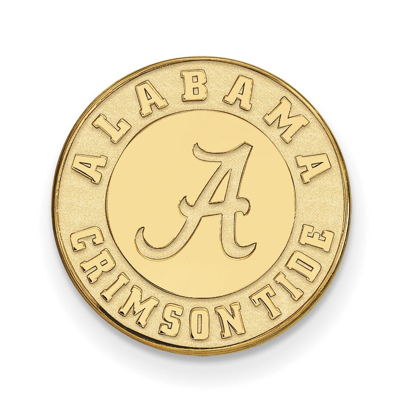 14K Yellow Gold Gold LogoArt University of Alabama Crimson Tide Lapel Pin