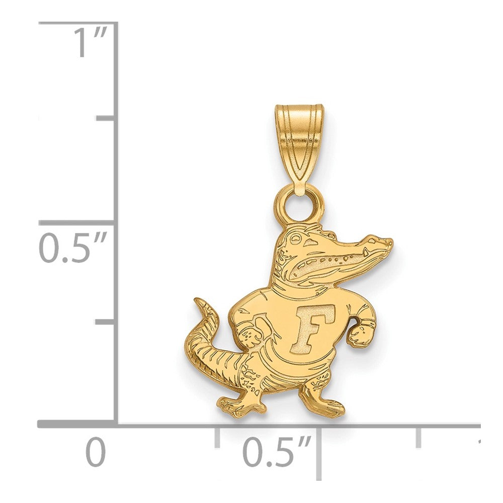 14K Yellow Gold Logoart University Of Florida Gator Small Pendant