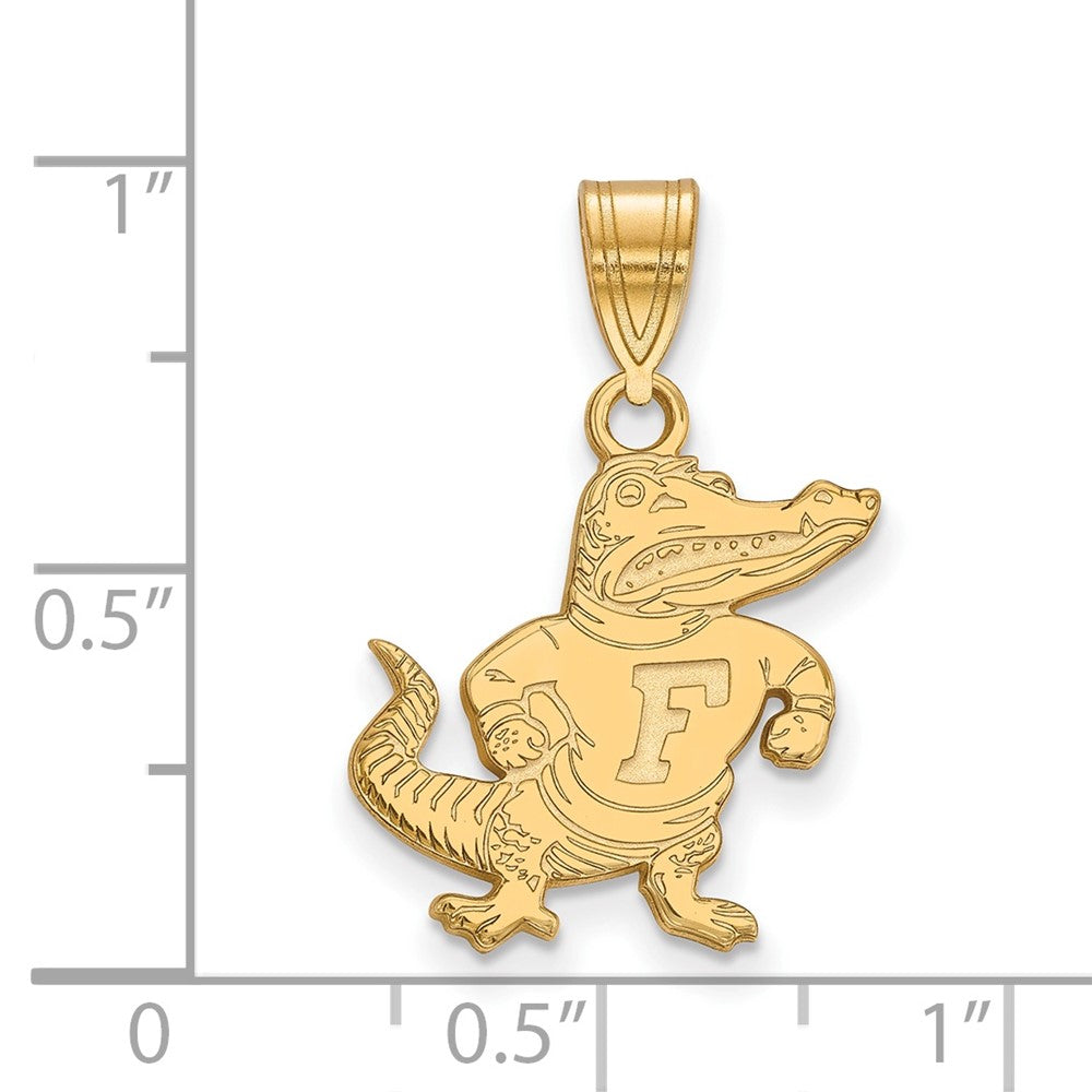 10K Yellow Gold Logoart University Of Florida Gator Medium Pendant