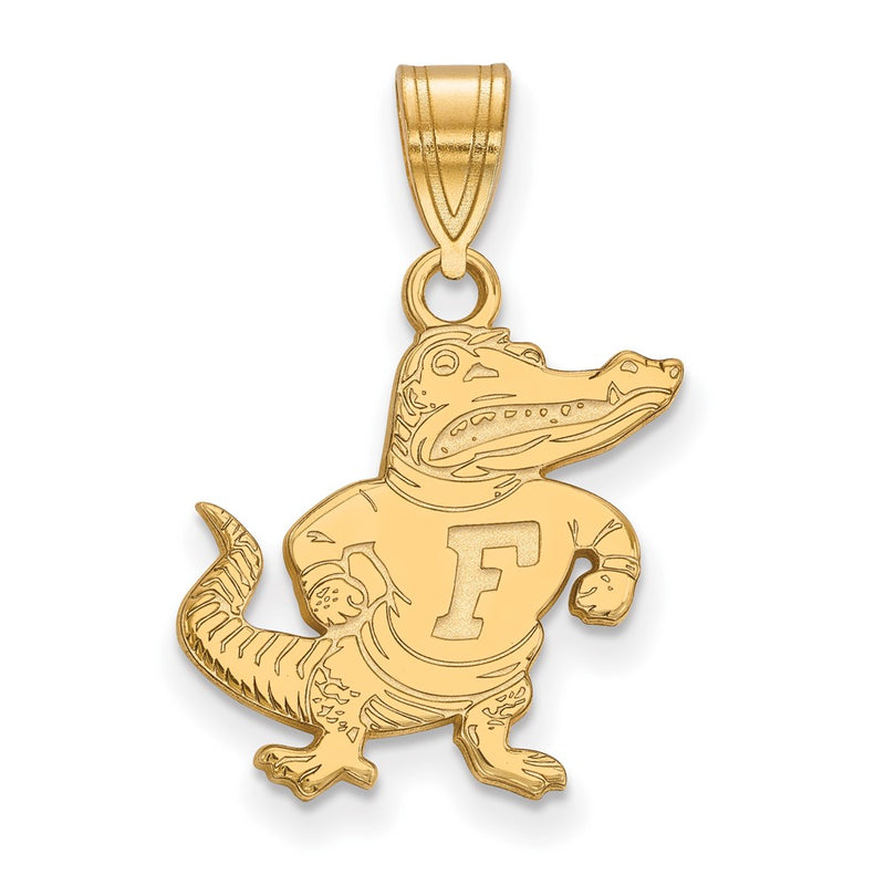 14K Yellow Gold Logoart University Of Florida Gator Medium Pendant