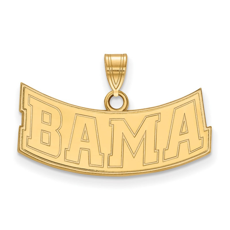 10K Yellow Gold Logoart University Of Alabama Medium Pendant
