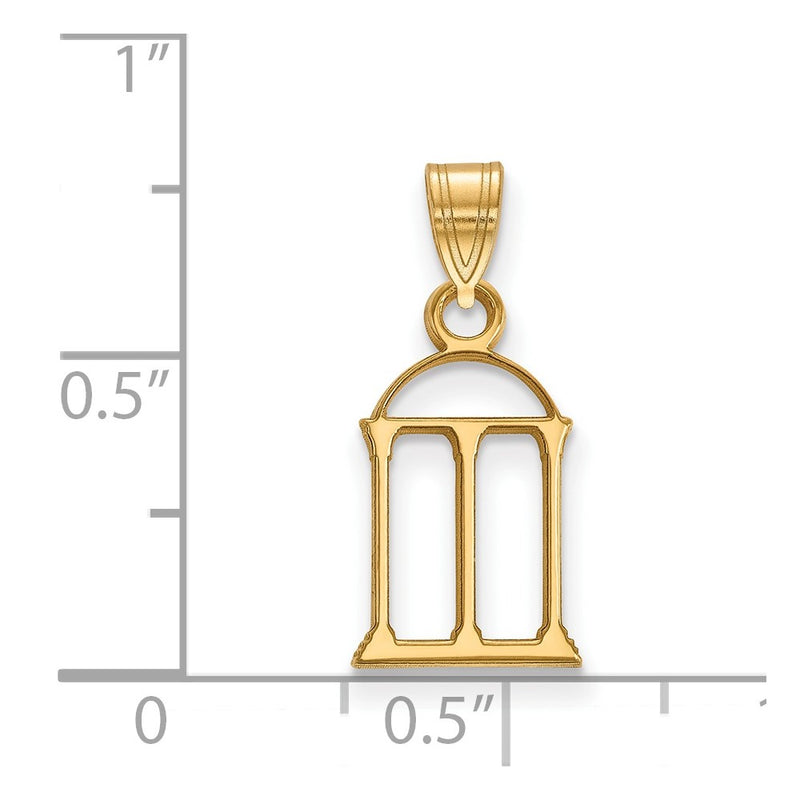 10K Yellow Gold Logoart University Of Georgia Arch Small Pendant