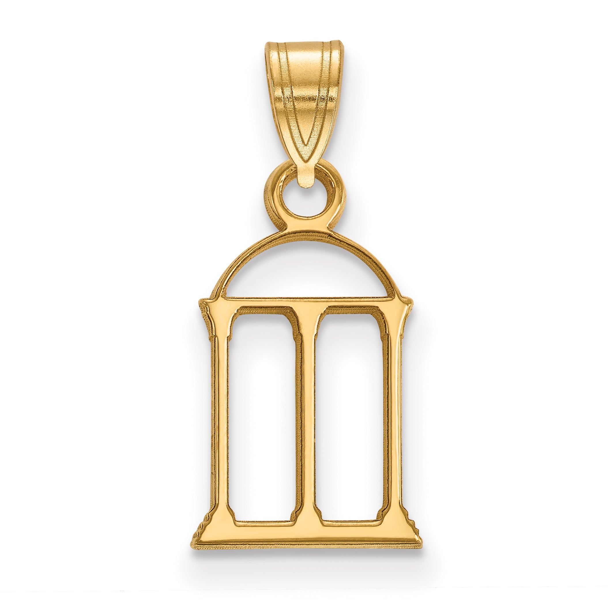 14K Yellow Gold Logoart University Of Georgia Arch Small Pendant