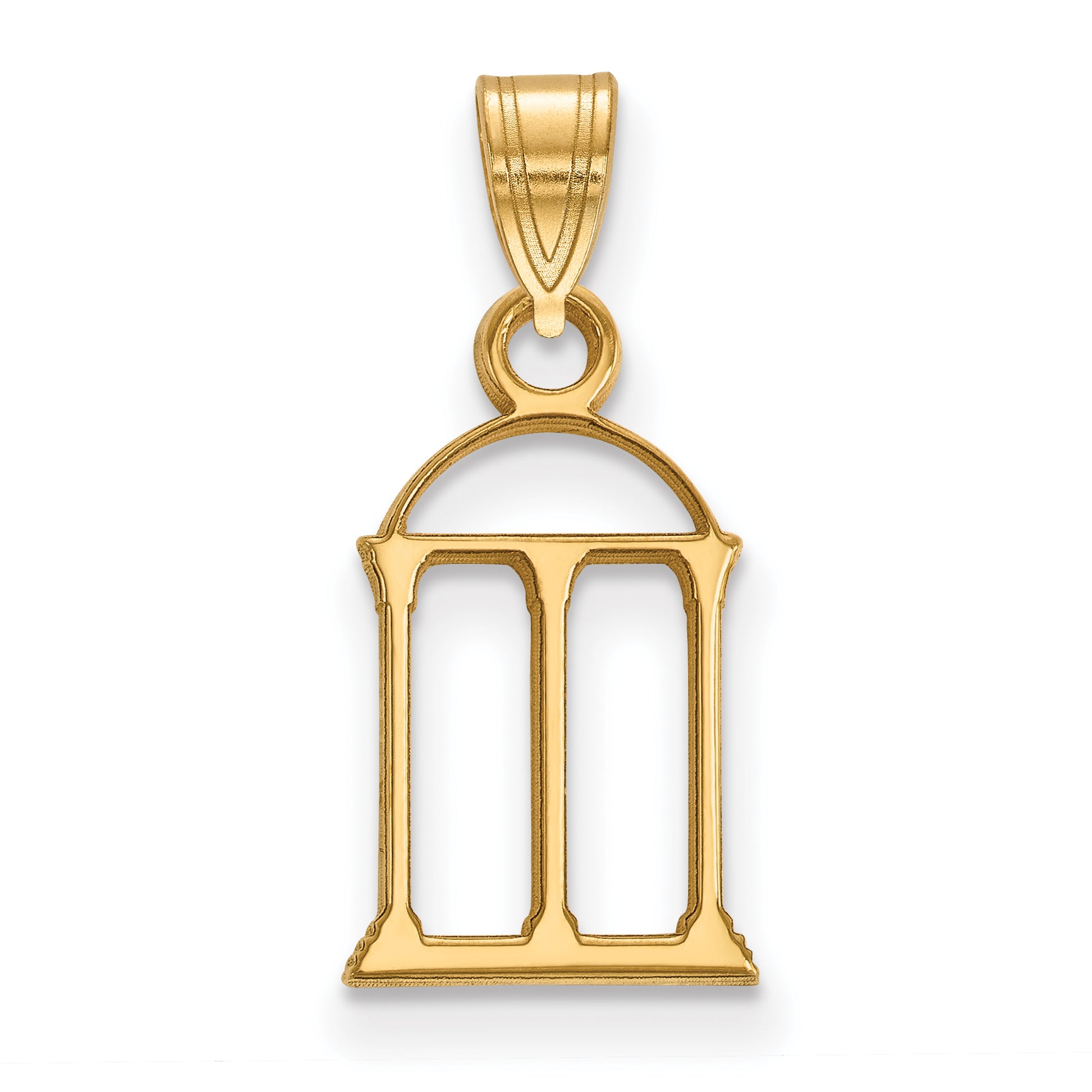 14K Yellow Gold Logoart University Of Georgia Arch Small Pendant