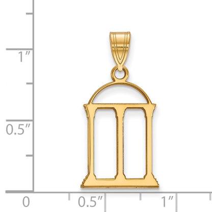10K Yellow Gold Logoart University Of Georgia Arch Large Pendant