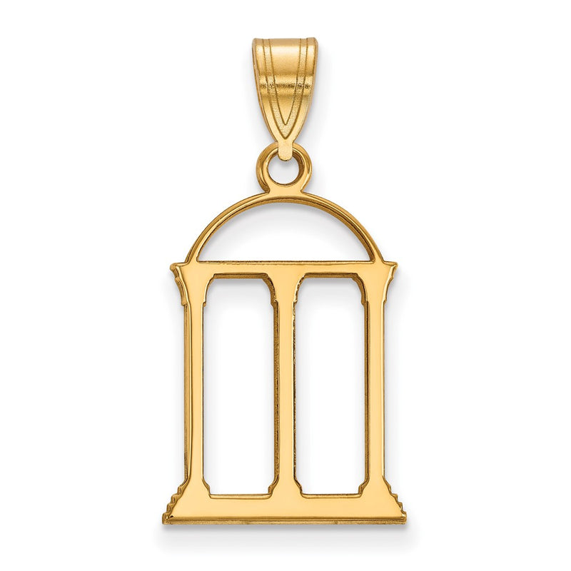 Gold Plated Sterling Silver Logoart University Of Georgia Arch Large Pendant