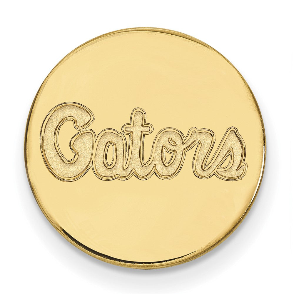 14K Yellow Gold Gold LogoArt University of Florida Gators Script Lapel Pin