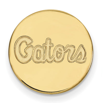 14K Yellow Gold Gold LogoArt University of Florida Gators Script Lapel Pin