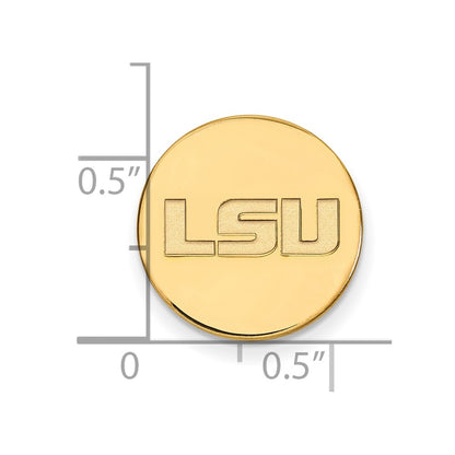 14K Yellow Gold Gold Logoart Louisiana State University Lapel Pin