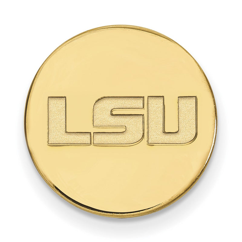 14K Yellow Gold Gold Logoart Louisiana State University Lapel Pin