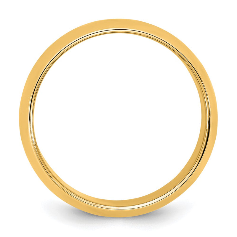 10K Yellow Gold 10Ky 1.5mm Half Round Band Size 9.5