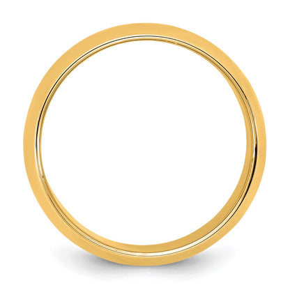 10K Yellow Gold 10Ky 1.5mm Half Round Band Size 7