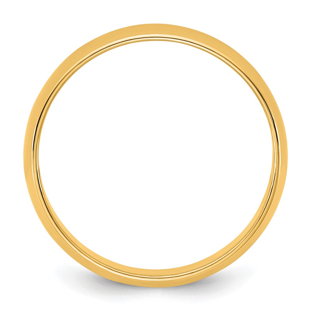 10K Yellow Gold 10Ky 5.5mm Lightweight Half Round Band Size 11.5