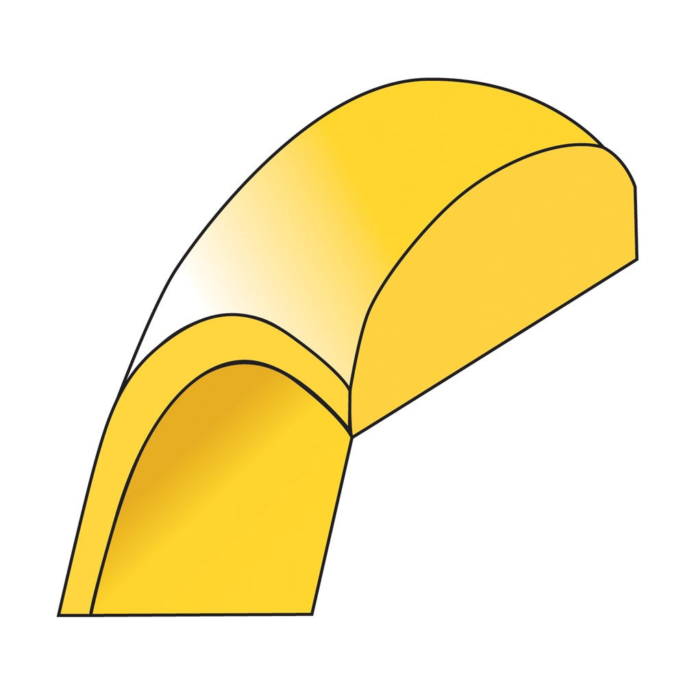 10K Yellow Gold 10Ky 1.5mm Half Round Band Size 13.5