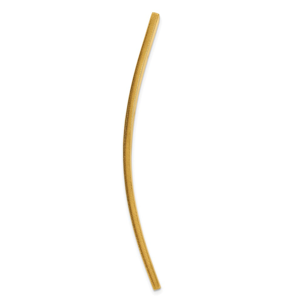 14K Yellow Gold 47X8.5X1.25 mm Id Plate