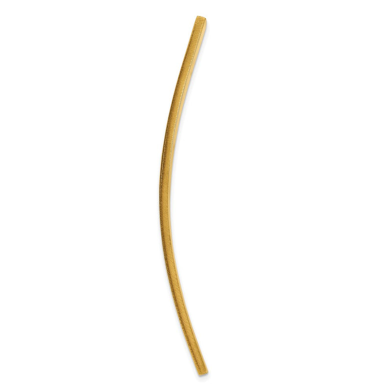 14K Yellow Gold 47X8.5X1.25 mm Id Plate