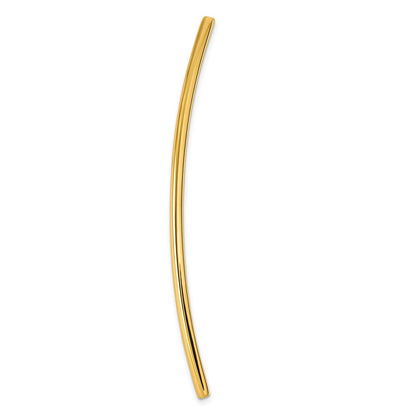 14K Yellow Gold 48X10X1.75 mm Id Plate