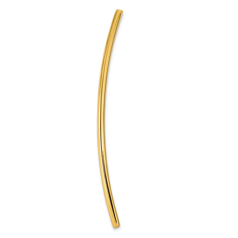 14K Yellow Gold 48X10X1.75 mm Id Plate