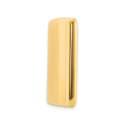 14K Yellow Gold 48 X 18.3 2.25mm Id Plate