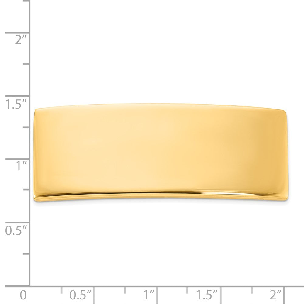 14K Yellow Gold 48 X 18.3 2.25mm Id Plate